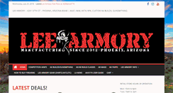 Desktop Screenshot of leearmory.com