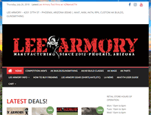 Tablet Screenshot of leearmory.com